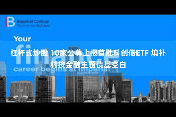 杠杆式炒股 10家公募上报首批科创债ETF 填补科技金融主题债基空白